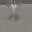 Yinkin 12 Pcs 2 oz Plastic Martini Glasses Disposable Clear Cocktail Dessert Parfait Glasses Unbreakable Mini Martini Cups for Wedding Party Bowl  Ice Cream (Stem)