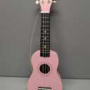 21 Inch Wooden Acoustic Guitar Musical Instrument for Beginner (Pink)