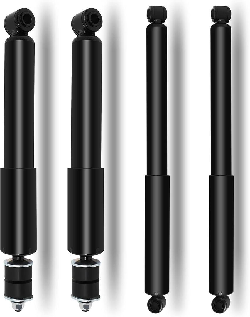 Front Rear Shocks for Dodge, OCPTY Shock Absorbers Struts Fits 1994 1995 1996 1997 1998 1999 2000 2001 2002 for Dodge Ram 2500,1994-1996 for Dodge Ram 1500 344372 37102 344365 37103 Auto Shocks Sets