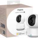 Aqara 2K Indoor Security Camera E1, Pan & Tilt, HomeKit Secure Video Indoor Camera, Two-Way Audio, Night Vision, Person Tracking, Wi-Fi 6, Plug-in Cam Supports HomeKit, Alexa and IFTTT
