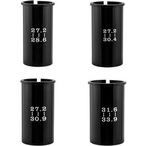 Bicycle Seatpost Adapter Change 28.6/30.4/30.9/33.9mm Tube to 27.2/31.6mm, Bike Tube Diameter Reducer, Bike Seat Post Shim