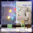 VIHOSE 4 Pcs Easter Decoration 2ft LED Lighted Birch Tree & 2 String of LED Easter Eggs, 3 Aa or USB Powered, Tabletop Spring Decor for Home Mantel Indoor Office Bedroom