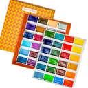 ARTISTRO WATERCOLOR PAINT SET - 48 PIGMENT-RICH COLORS, XL PANS, ASTM-I LIGHTFASTNESS, HIGH TINTING STRENGTH - FOR ADULTS & KIDS 850061713490 