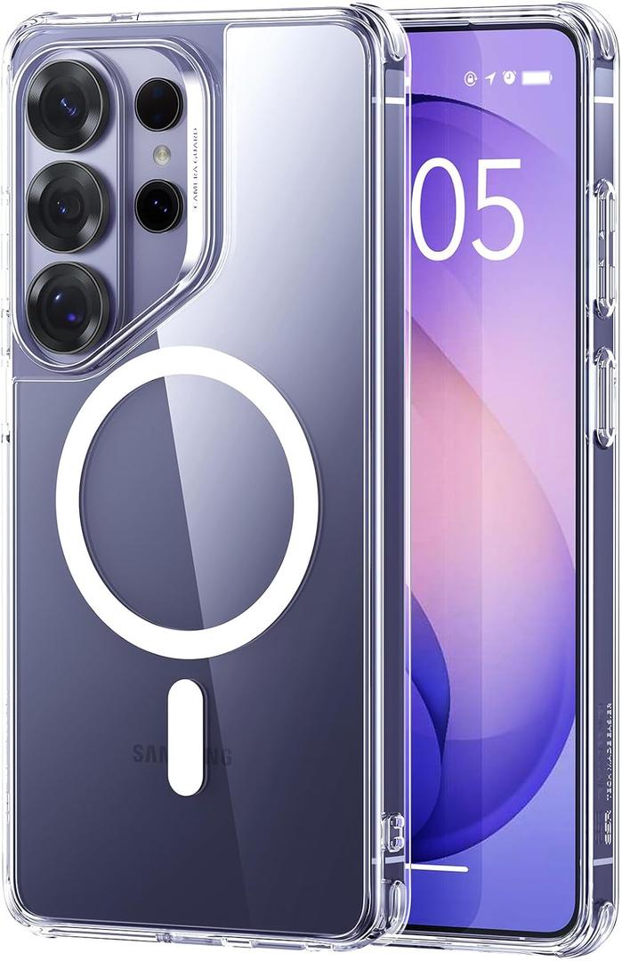 ESR for Samsung Galaxy S26 Ultra Phone Case, Compatible with MagSafe, Military-Grade Protection, Shockproof Magnetic Case for Samsung Galaxy S26 Ultra, Classic Hybrid Series, Clear