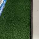 Powools Grass Pad for Dogs Potty - 3-Layer Reusable Dog Grass Pad with Tray, Washable Artificial Grasses Dog Potty Tray with Drainage Holes, Indoor & Outdoor Grass Pee Pad for Dogs, 30" x 20"