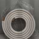 3'' 19 Ft Mini Split Line Cover Set, PVC & PP Ductless Pipe Cover Universal for Mini Split AC & Central AC, White AC Lineset Cover