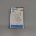 Retractable USB C Charger Wall Plug with 35.5in/90cm Type C Cables Cords,40W Fast Charging Foldable Block Multi Charger for All Devices for iPhone 17/16/15/14/13/12,iPad,Galaxy,Pixel (White)