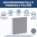 Wall Return Air Pathway with Eco-Friendly PP Filter and Aluminum Grille (12"x 12" Retrofit), Upgraded Fins, Odor Free, Durable, AP1212 Matte White Zone Air Pathway, Fits Sidewalls