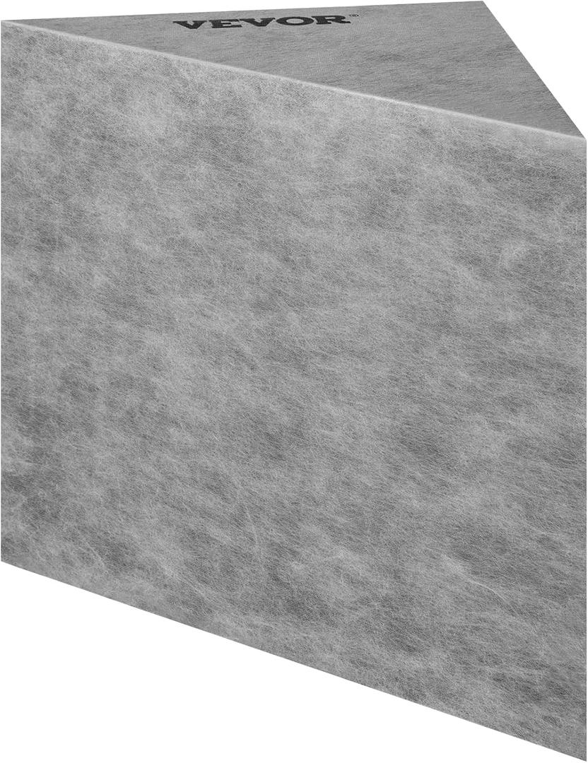 VEVOR Tile Shower Seat, 22.4" x 16" x 20" Ready to Tile Shower Seat, Factory Waterproof & 100% Leak Proof Tileable Shower Corner Seat, 440lbs Load-Bearing Triangular Board Shower Bench, Grey