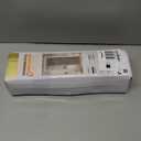 AJAZZ 100% Blackout Magnetic Door Curtain Accordion Doors Interior Folding Closet Door Curtain Invisible Applicable Bedroom Room Living Room Doorway Cream Yellow 42" W x 78" L 1 Panel