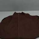 PJ PAUL JONES Mens Cardigan Sweater Full Zip Up Stand Collar Cardigans Long Sleeve Knitted Sweaters (Large, Coffee-textured)