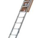 Louisville Ladder AL2540MG 25.5" W x 54" H Aluminum Attic Ladder