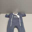 Magic Sleepsuit Baby Merlin's Cotton Baby Swaddle Transition Product - Soft and Cozy Design, Double Zipper for Easy Diaper Changes, Promotes Safe Sleep, 3-6 Months - Navy Blue - Small (12-18lbs)