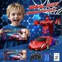 Spider Transform RC Cars Toys with Eye & Underbody Lights, 2.4GHz Remote Control Car One-Button Deformation, Fast 360Rotation Robot Toys Birthday Gifts for 3 4 5 6 7 8 9 10 Year Old Boys Age 4-7 8-12