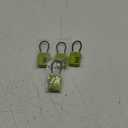 Search Alert TSA Approved Travel Combination Luggage Cable Locks for Suitcase, Gym Locker,Toolbox,Backpack 1,2,4,6 &10 pk (Lime 4 Pack)