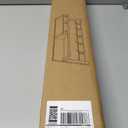 Coat Rack Wall Mount with Shelf, 26IN Wooden Coat Hanger Hooks Wall Mount with 5 Metal Hooks, Hanging Shelf with Hooks, Wood