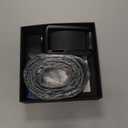 BOSTANTEN Ratchet Leather Belt For Men 2 Pack Dress and Casual with Adjustable Buckle, Trim to Fit (003-black and Coffee)