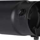 Black Exhaust tip - Fit 1.75 to 2.5 Inch Exhaust Tail Pipe Diameter- Black Coated Stainless Steel - Car Muffler Tips