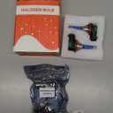 Upgraded 100W Halogen Headlight Bulbs Fit for Toyota Prius 2010-2015,Ford F150 2015-2023 Lights bulb,9005 High Beam + H11 Low Beam,6000K White Bright,300% Brightness,Plug N Play,Pack of 4