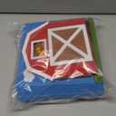 Montessori Busy Book , Felt Quiet Book for Baby, Preschool Early Learning Educational Toys for Kids Age 3 4 5 6 Years, Develops Fine Motor Skills, Toddlers Activities Toy for Airplane Car Travel (Blue-farm)