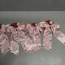 Gem Studded Hair Bow Pack Of 4
