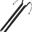 X AUTOHAUX Rear Left Right Tailgate Power Lift Support for Nissan Murano Platinum S 2015-2021 3.5L Liftgate Power Hatch Shock Strut No.905615AA1A Electric Trunk Power Liftgate 1 Pair, Black