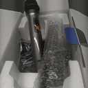 Karaoke Machine, Portable Bluetooth Karaoke Speaker with 2 Wireless Microphones, PA System for Adults Kids with LED Lights & Echo Adjustment, Supports TWS/TF/USB/AUX for Home Party (T03-2 MICS)