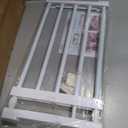 Expandable Tension Storage Shelf, 50-80cm No Drill Wardrobe Divider Rack