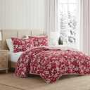 Martha Stewart - King Size Quilt Set with Matching Shams