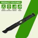 742P05642 21 Inch Mulching Mower Blade Compatible with MTD, Cub Cadet, Troy Bilt, Dewalt 21" Walk-Behind Mowers Replaces 742-05642 DWO1DT233
