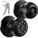 Keypad Door Lock, Smart Keypad Door Knob with Lock, Door Locks with App Control & Key, Keyless Entry Door Locks for Bedroom, Front Door, Home, Apartment