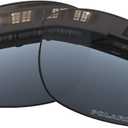 OOWLIT Replacement Lenses Compatible with Oakley Half Jacket 2.0 OO9144 62mm Sunglass Titanium Elite Polarized