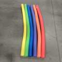 SLOOSH Foam Pool Noodles-Multicolor Floating Foam Tube, 6 Pack 48 Inch Hollow Swim Noodles for Swimming Floating and Craft Projects,Multi-Purpose Swimming Pool Noodle Bulk Buoyancy