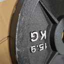 Body-Solid Cast Iron Olympic Single Weight Plate - Free Weights, Dumbbell Plates, 2 Inch Standard Hole for Barbell