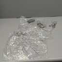 Christmas Window Lights Decorations, 2 Packs 14" Cool White Snowflake Lights with 8 Lighting Modes Remote Control Timer, USB Powered for Home Xmas Party Decor