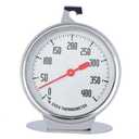 Oven Thermometer with Large 2.8 Inch Dial, Hangs or Stands on Rack Stainless Steel Probe and Body - Accurate Temperature Gauge for Baking, Cooking, Grilling - Kitchen Oven Safe