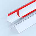 31.5" x 1.18" Wall Corner Protectors, 2PCS Clear Self-Adhesive Guards, Corner Guards & Edge Protector for Walls, Cabinet Doors, Edge Protector Trim, Easy to Install and Clean