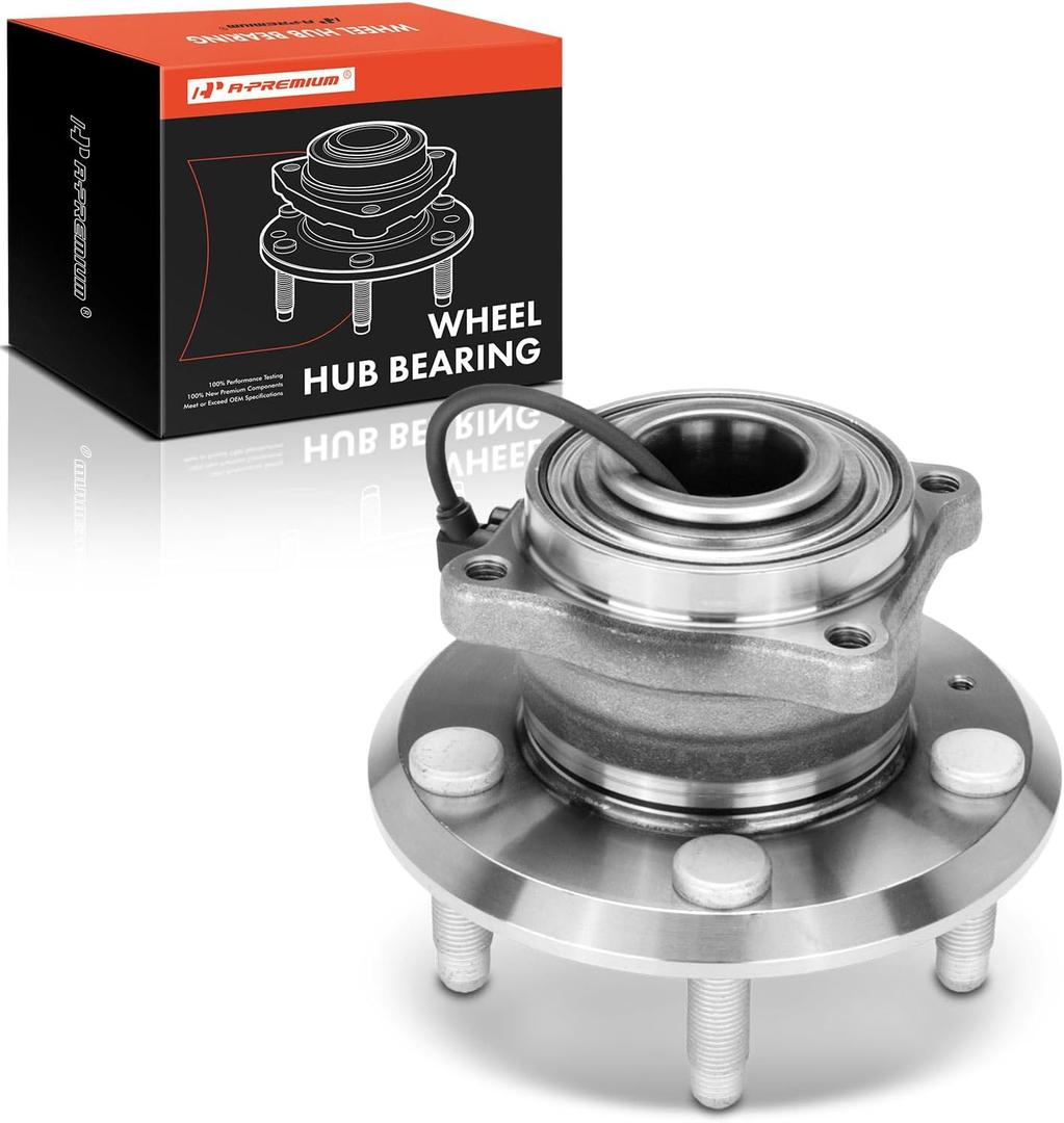 A-Premium Rear Wheel Bearing and Hub Assembly with ABS & 5-Lug Compatible with Chevrolet Equinox 2010-2017, GMC Terrain 2010-2017