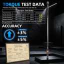 Torque Wrench 3/4-Inch Drive Dual Range Scale 100-950ft.lb/135.58-1288.03Nm