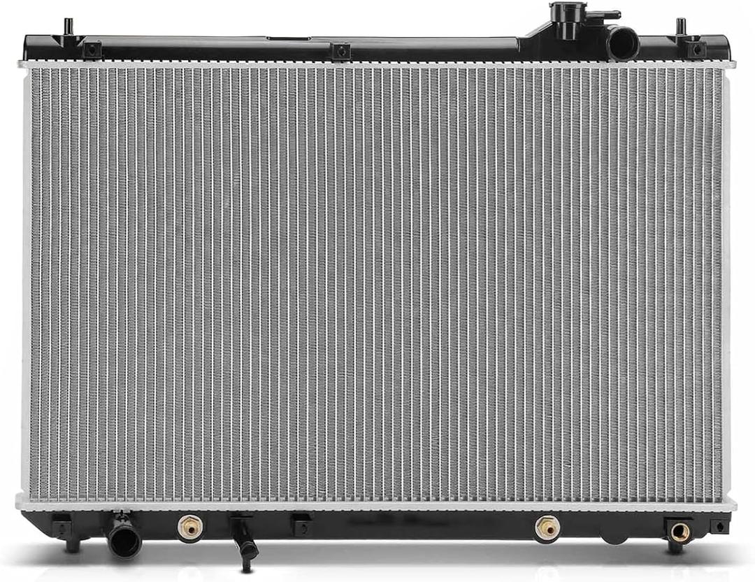 Engine Coolant Radiator Assembly with Transmission Oil Cooler Compatible with Toyota Highlander 2001-2003 V6 3.0L, Highlander 2004-2007 V6 3.3L Replace# 1640020220