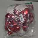 6 Pcs 4.9 ft Red Disco Heart Garland Decorations 3D Disco Heart Garland Mirror Glitter Hanging Banner Backdrop Reflective Decor for Wedding Birthday Bridal Shower Anniversary Party Decor