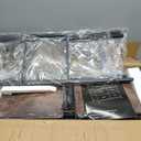 WLIVE 7 Drawer Dresser TV Stand, Entertainment Center, Media Console Table with Metal Frame and Wood Top for TV up to 45 inch, Chest of Drawers for Bedroom, Living Room, Rustic Brown Wood Grain Print