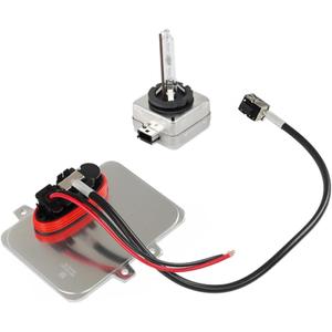 WFLNHB Xenon Headlight Ballast with Igniter and D1S Bulb 5DV 009 000-00 Replacement for Escalade 2007-2014 Town Country 2008-2014 E60 2006-2009