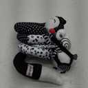 XIXILAND Baby Spiral Plush Toys, Black and White Baby Car Seat Toys, High Contrast Infant Newborn Toy 0-6 Months for Stroller Crib Mobile, Sensory Toy Best Gift for 0 3 6 9 12 Months Boys Girls