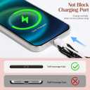 3 x Dadanism Cell Phone Lanyard for iPhone, Crossbody Phone Strap and Phone Wrist Strap Kit with Detachable Wallet, Cellphone Lanyard Crossbody for iPhone 16 and Most Smartphones, Black