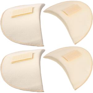 2Pairs Removable Shoulder Pads for Womens Clothing, Soft Sponge Shoulder Enhancer Pads, Adjustable Non Slip Shoulders Inserts for Blazer Dress T-Shirt