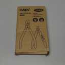 KATA 2-Pack Wire Cutters Set: 5 Inch Mini Micro Wire Cutter and 6 Inch Side Cutter for Electronics - Flush Cutting for Crafting Floral Models Jewelry Making DIY- Sharp Clean Cut Spring-loaded Plier