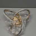 CANEOE Modern LED Ceiling Light, 6000K Gold Led Hallway Ceiling Light Fixtures, Curved Design Semi Flush Mount Ceiling Lights for Hallway Bathroom Kitchen Entryway Stair Ceiling Lamp (No Dimmble)