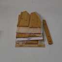 G.a HOMEFAVOR Large Bamboo Fruit Basket, 2-Tier Fruit Bowl for Kitchen Counter, Vegetable Storage Stand for Fruit Shop, 15 mm Thickness (Self-assembly), Bamb