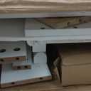 Vanity Desk with Mirror and LED Lights, Small Makeup Vanity Table Set with Drawers and Chair, Dressing Table with Power Outlet for Girls Bedroom, White